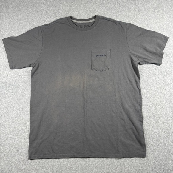 Patagonia Other - Patagonia P-6 Pocket Responsibili-Tee T-Shirt Gray Men's Medium Graphic Tee